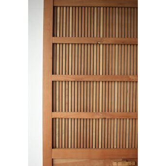 総欅 巾着金具格子蔵戸　W0164 