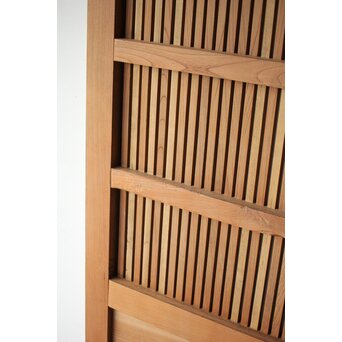 総欅 巾着金具格子蔵戸　W0164 