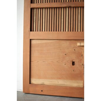 総欅 巾着金具格子蔵戸　W0164 