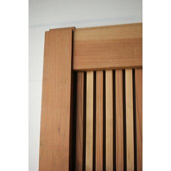 総欅 巾着金具格子蔵戸　W0164 