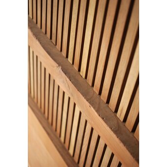 総欅 巾着金具格子蔵戸　W0164 