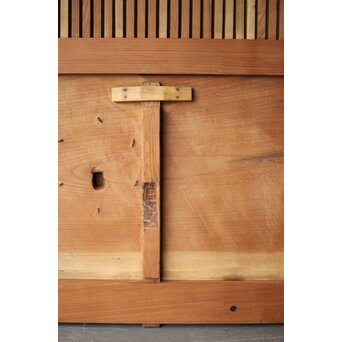 総欅 巾着金具格子蔵戸　W0164 