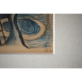 瑛九 Q Ei リトグラフ　Z534 