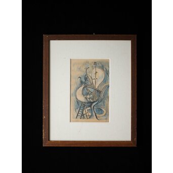 瑛九 Q Ei リトグラフ　Z534 