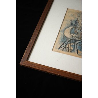 瑛九 Q Ei リトグラフ　Z534 