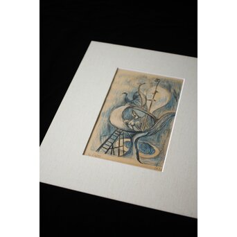 瑛九 Q Ei リトグラフ　Z534 