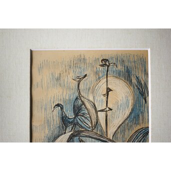 瑛九 Q Ei リトグラフ　Z534 