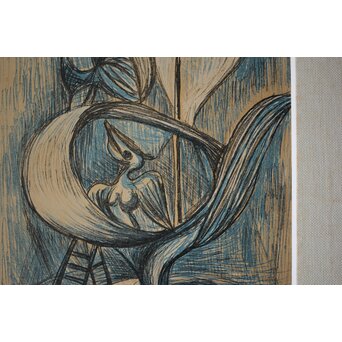 瑛九 Q Ei リトグラフ　Z534 