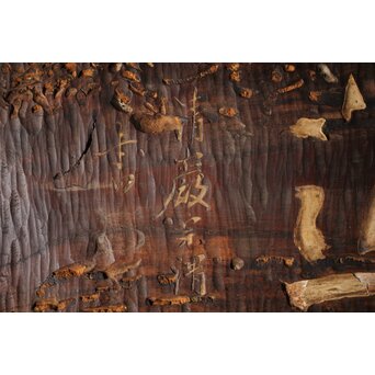 清巌宗渭 和尚 臨済宗僧「悟道」二字 篆刻 濡額　Z535 