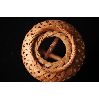 武関節雲 竹工芸 竹籠　U359 