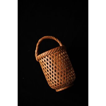 武関節雲 竹工芸 竹籠　U359