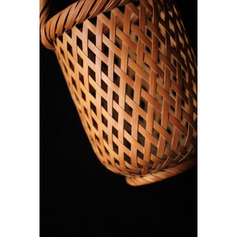 武関節雲 竹工芸 竹籠　U359 