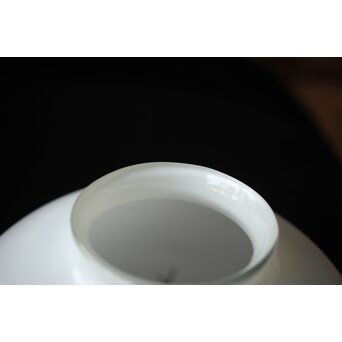 白被 球体切子電笠 照明　A481 