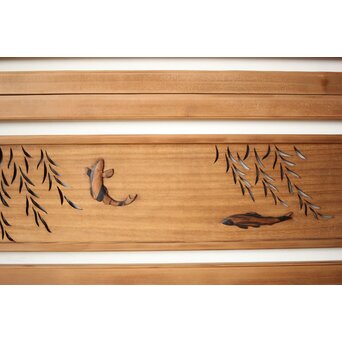 玉声銘 指物欄間 2枚1組　R0428YD 