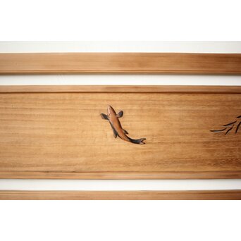 玉声銘 指物欄間 2枚1組　R0428YD 