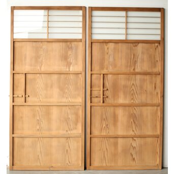 くもりガラス雪隠戸 2枚1組　GD0236 ウラ