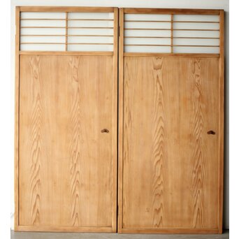 くもりガラス雪隠戸 2枚1組　GD0236