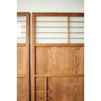 くもりガラス雪隠戸 2枚1組　GD0236 