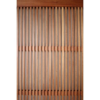 総欅 格子蔵戸　W0167Y 