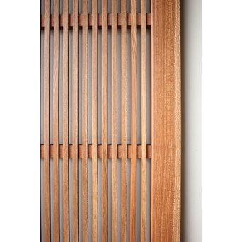 総欅 格子蔵戸　W0167Y 