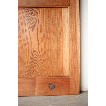 総欅 格子蔵戸　W0167Y 