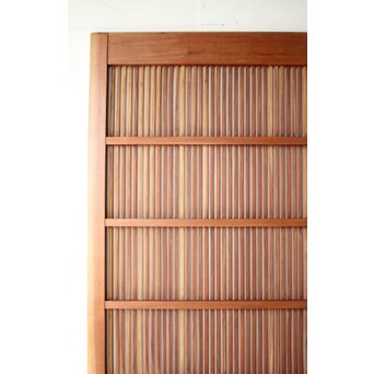 総欅 格子蔵戸　W0167Y 