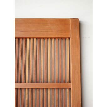 総欅 格子蔵戸　W0167Y 