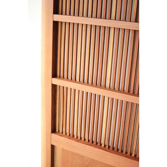 総欅 格子蔵戸　W0167Y 