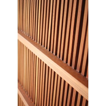 総欅 格子蔵戸　W0167Y 