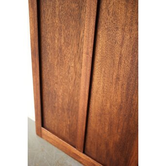 大判にかわガラスのラワン観音開き建具 2枚1組　GD0239 