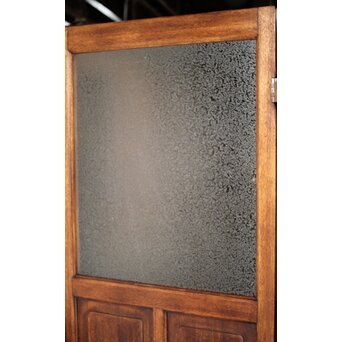 大判にかわガラスのラワン観音開き建具 2枚1組　GD0239 