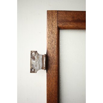 大判にかわガラスのラワン観音開き建具 2枚1組　GD0239 