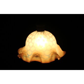 フリル水玉文電笠　A482 