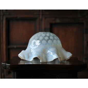 フリル水玉文電笠　A482 