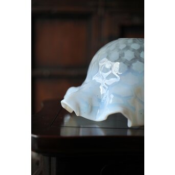 フリル水玉文電笠　A482 