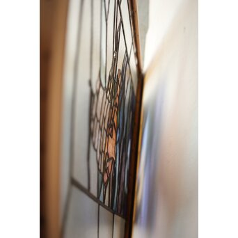 帆船 ステンドグラス 窓　GD0240 