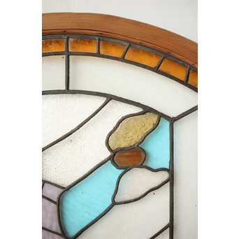 帆船 ステンドグラス 窓　GD0240 