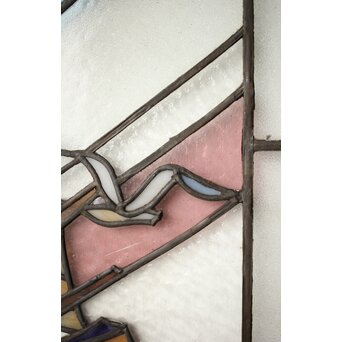 帆船 ステンドグラス 窓　GD0240 