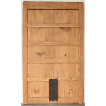 松二枚板蔵戸　W0168Y ウラ