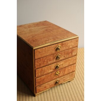 総玉杢 抽斗 経本具　X470 