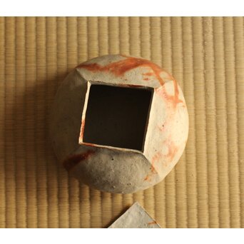 小森松庵 備前 水指　P489 