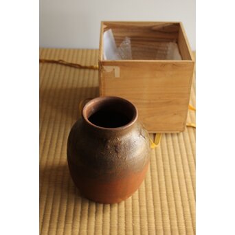 石井不老 備前 壺　P490 