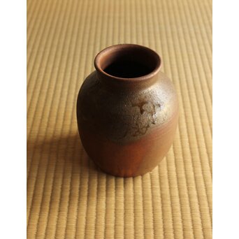 石井不老 備前 壺　P490