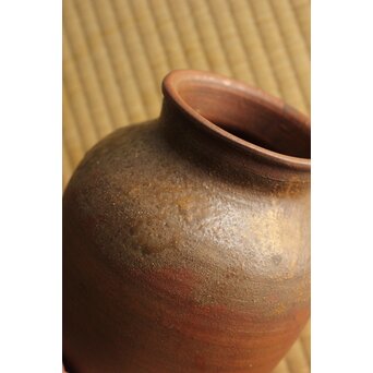 石井不老 備前 壺　P490 