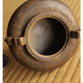 鈴木黄哉 備前 細工香炉　P491 