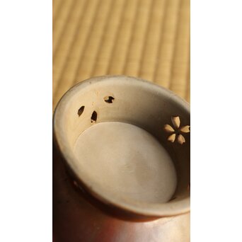 鈴木黄哉 備前 細工香炉　P491 