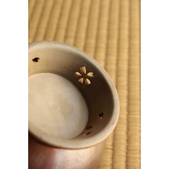 鈴木黄哉 備前 細工香炉　P491 