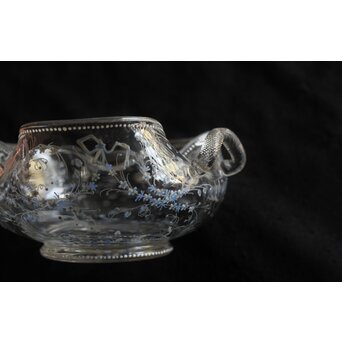 エミール ガレ Émile Gallé エナメル彩 鉢　Y052 