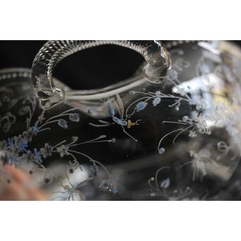 エミール ガレ Émile Gallé エナメル彩 鉢　Y052 