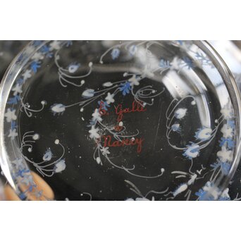 エミール ガレ Émile Gallé エナメル彩 鉢　Y052 